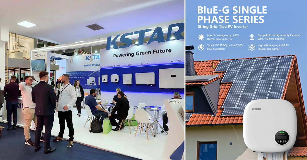 KSTAR BluE-G residentiële PV-omvormer