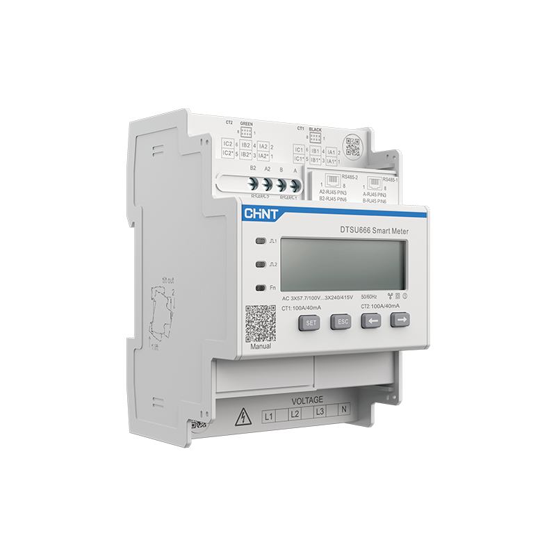 Driefasige tweekanaalsmeter